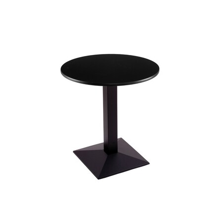 Holland Bar Stool Co 30" 217 Black Table, 24" dia. Top 21730BW24R